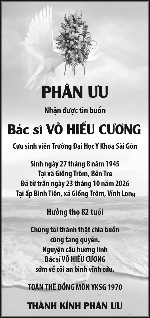 Bác Sĩ Võ Hiếu Cương