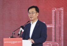 Lãnh đạo Sài Gòn ‘xuống nước,’ Lotte được khởi công dự án Thủ Thiêm