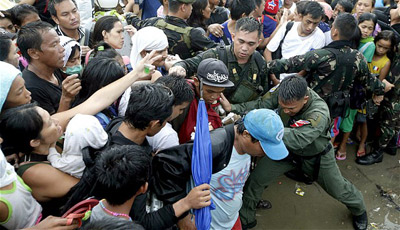 Typhoon Haiyan Jostle