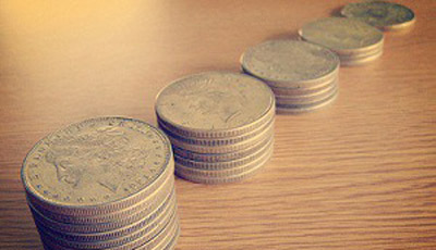 stack of coins