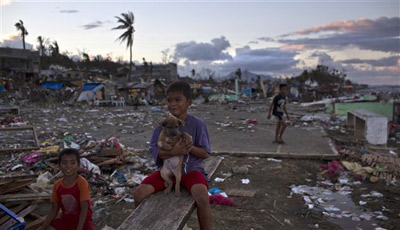 typhoon Haiyan playground
