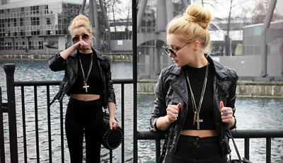 black stains