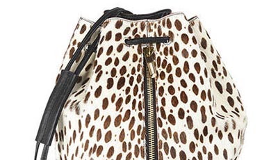 Elizabeth and James Spotted Haircow Sling