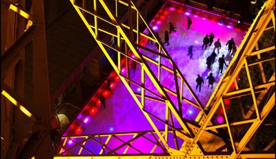 EIFFEL TOWER ICE SKATING