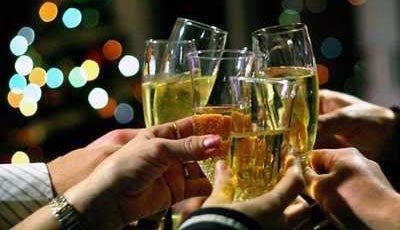 new years toast
