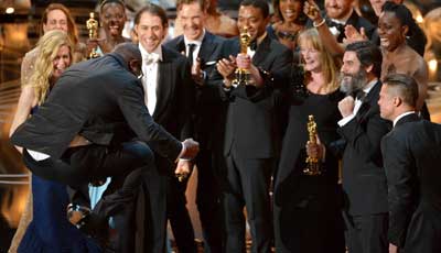 12 years of slaves Oscars movie of the year