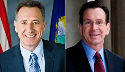 Gov. Peter Shumlin and Gov. Dan Malloy