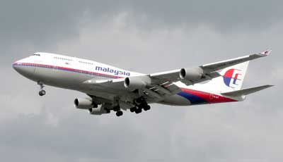 Malaysia Airlines jet
