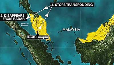 malaysia jet map