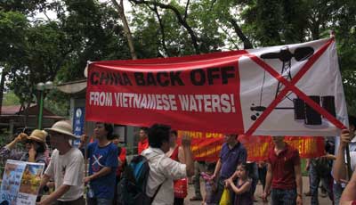 Vietnam China Protest