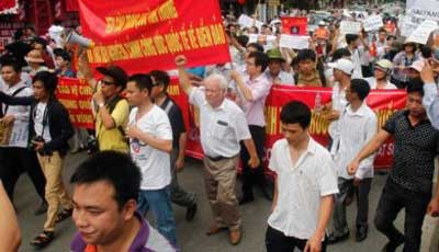 vietnam protest china