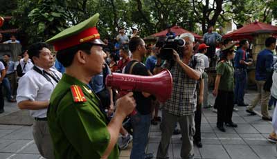 anti-china protest