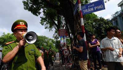 anti china protest