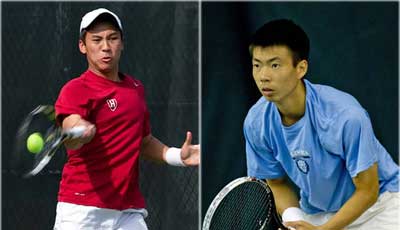 Harvard junior Denis Nguyen and Columba junior Winston Lin