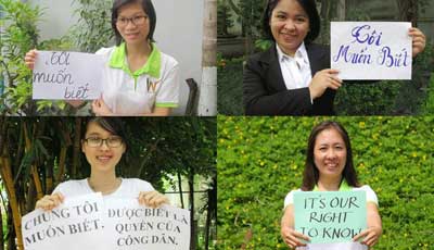 Vietnamese netizens demand 'Right to Know' in online campaign