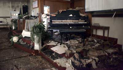 Vietnamese Alliance Church holds services, despite fire