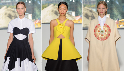 Delpozo plays with volume and 3-D proportions